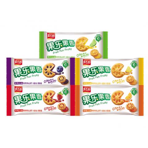 嘉士利果乐果香果酱夹心饼干整箱散装多口味儿童零食小吃休闲食品